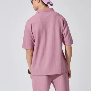 Alternative view of brooklyn lavender oversized co-ords